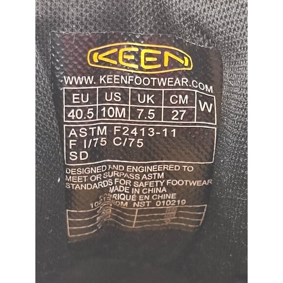 Keen Women's WIDE Utility Sparta Aluminum Toe ESD in Gray Flannel Size 10M US - Picture 8 of 8